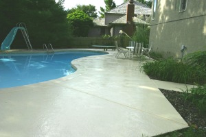 new pool deck